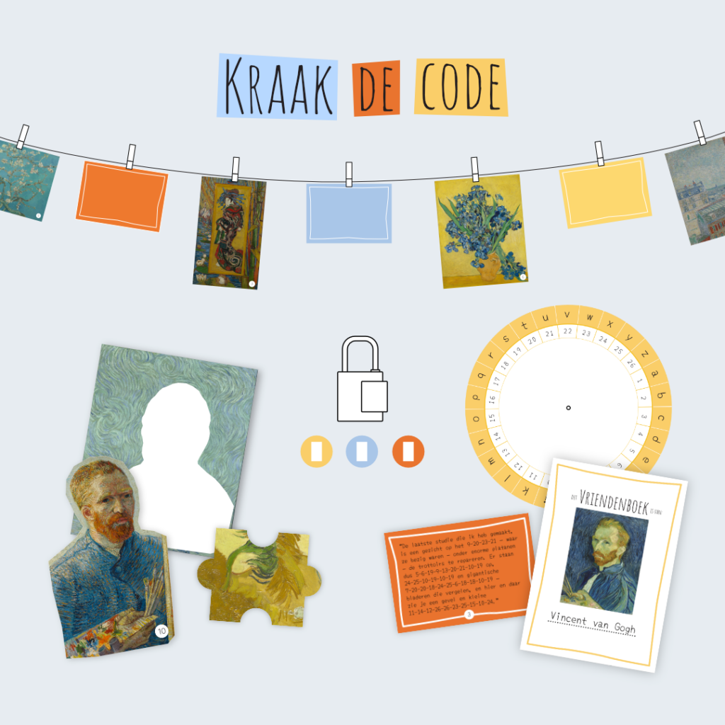 Escaperoom puzzels Vincent van Gogh