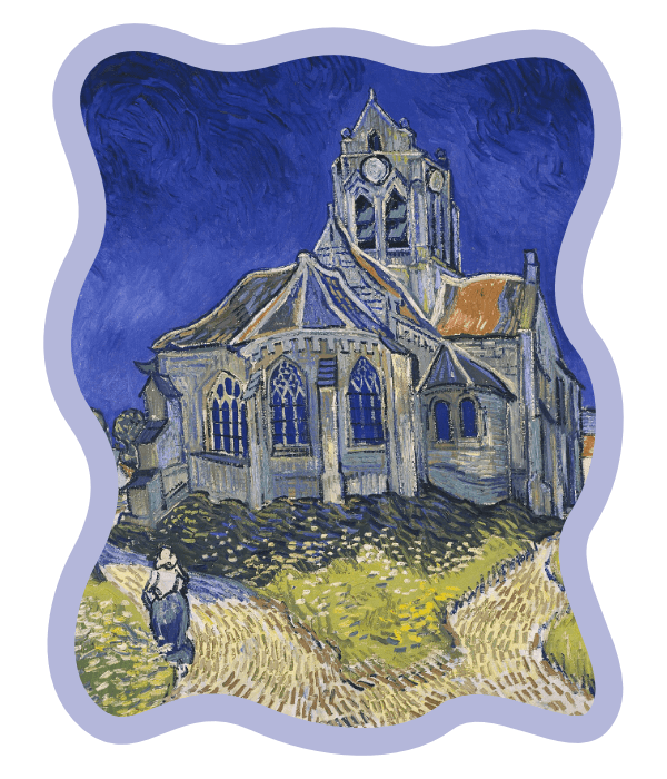 Kerk in Auvers Kerk in Auvers
