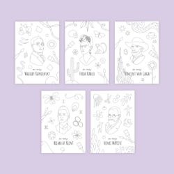 Doe-boekjes Beroemde kunstenaars (set van 5)